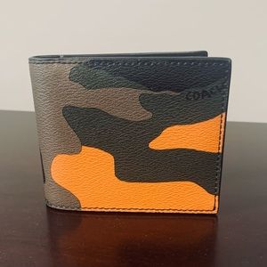 Camouflage Coach Wallet